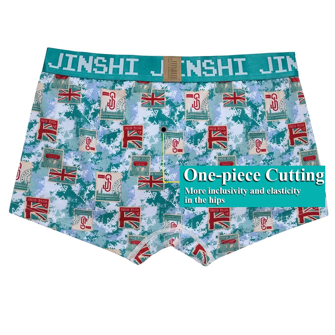 JINSHI Calzoncillos tipo bóxer de bambú para hombre, con cintura al azar