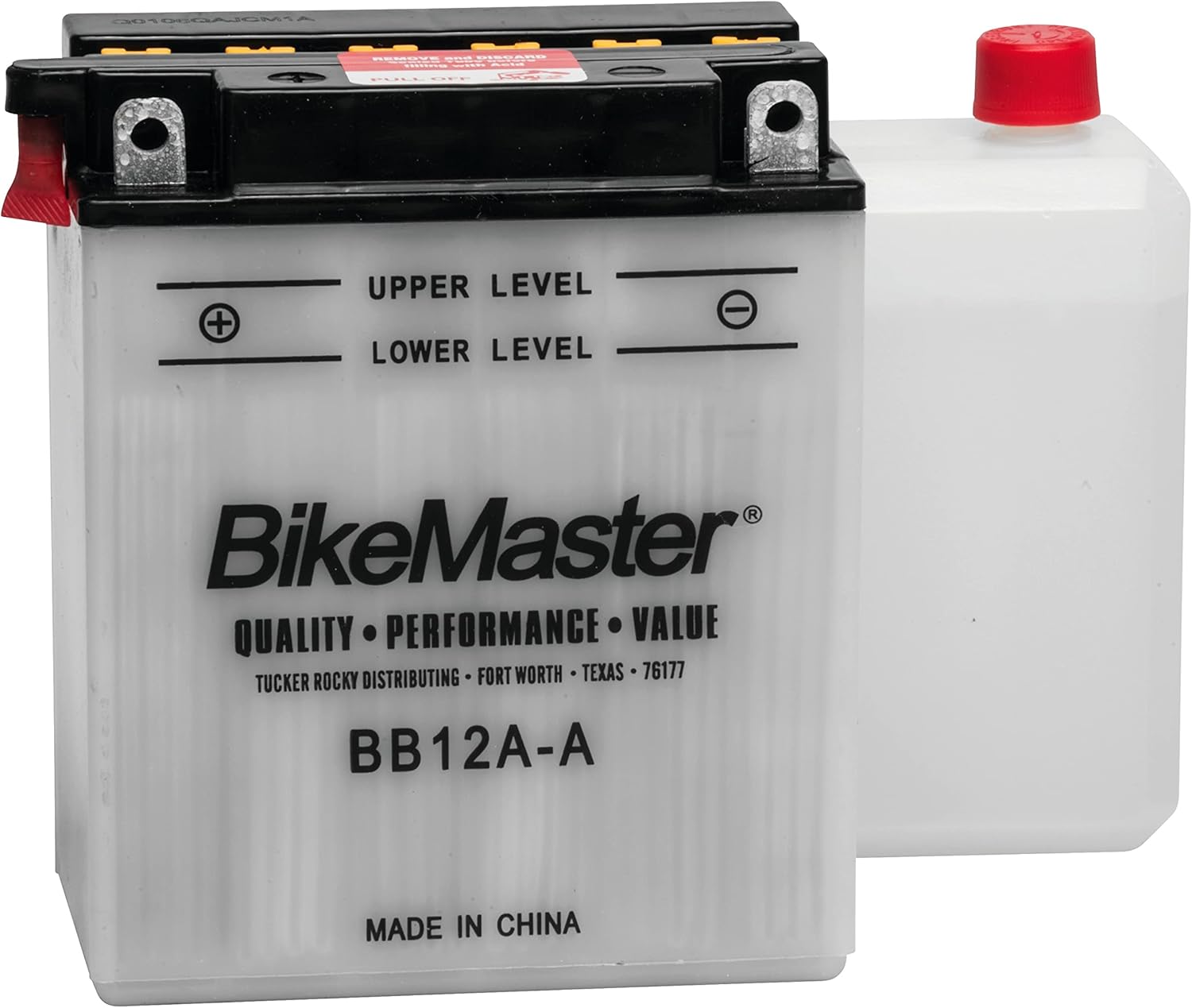 BikeMaster Performance Conventional Battery BB12A-A