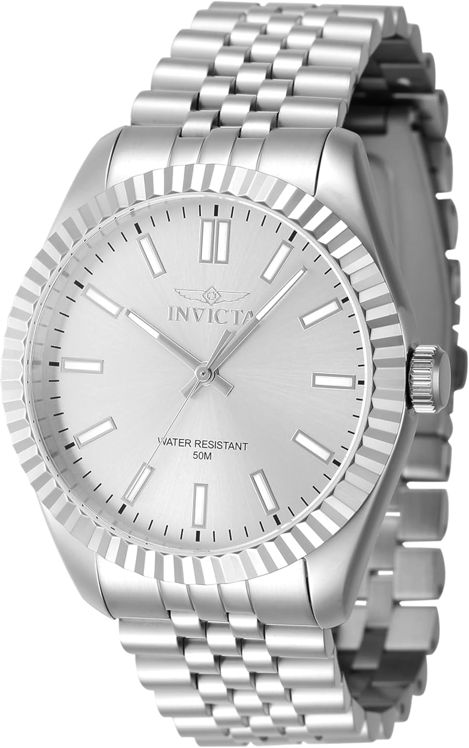 Invicta Specialty Men 43mm Stainless Steel Steel Silver dial