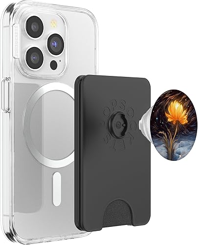 Miniatura 9 de PopSockets PopGrip estándar de flores de caléndula de invierno