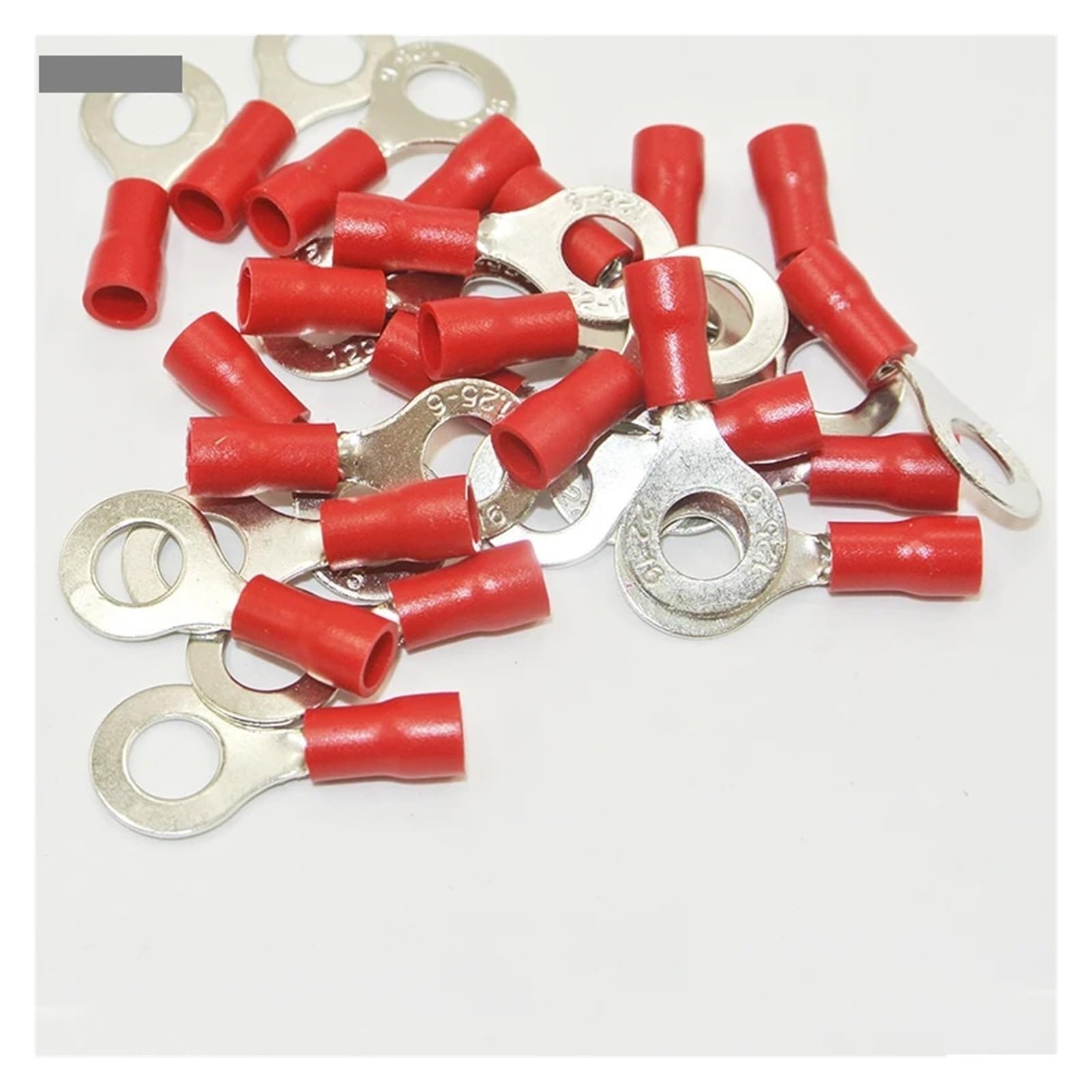 REIUAFWYGV RV1.25-3.2 1000PCS Red Ring insulated terminal suit 0.5-1.25mm2 Cable Wire Connector cable Crimp Terminal
