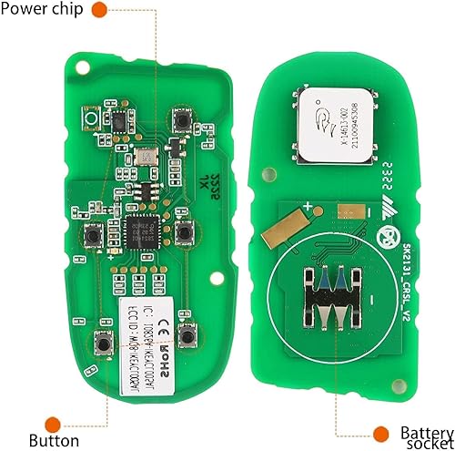Miniatura 7 de Autel IKy - 5 botones en blanco 2024 nuevo Ky Fob programable compatible con sistemas de vehículos que utilizan 315415 MHz de alcance ultra largo