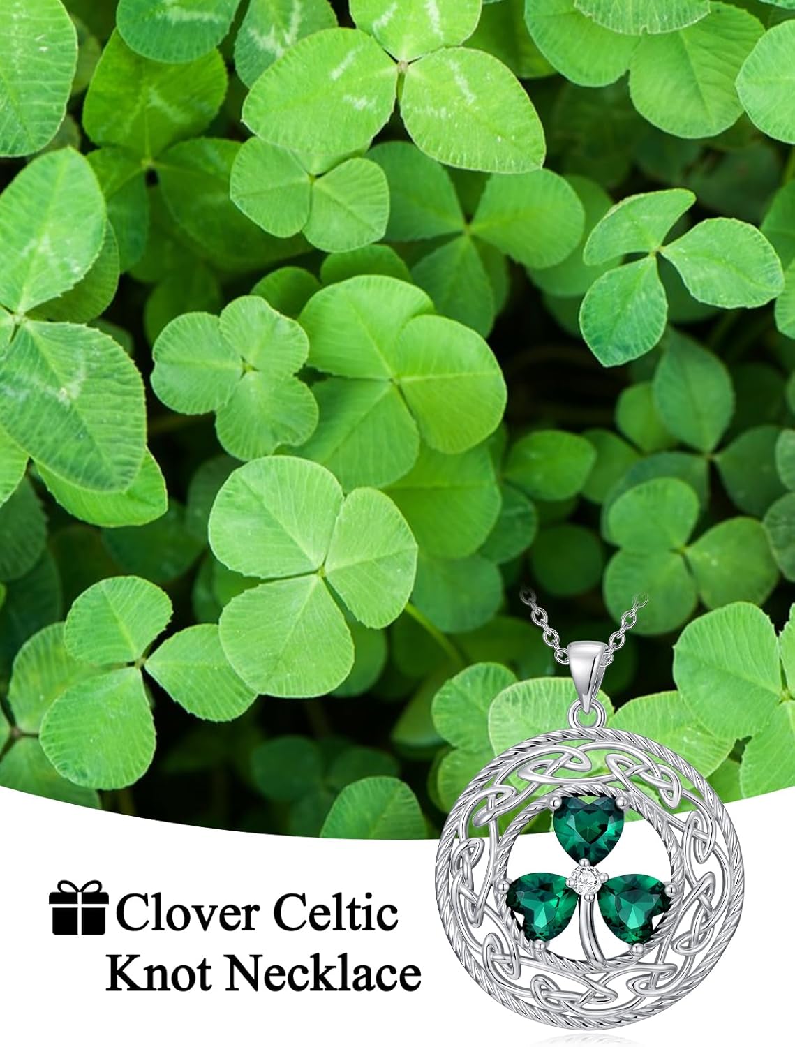 Valentines Day Gifts for Her, 18k White & Rose Gold-Plated Pendant Necklace for Women, Anniversary Birthday Jewelry Gift for Wife Girlfriend Sister Mom Friends - Image 5