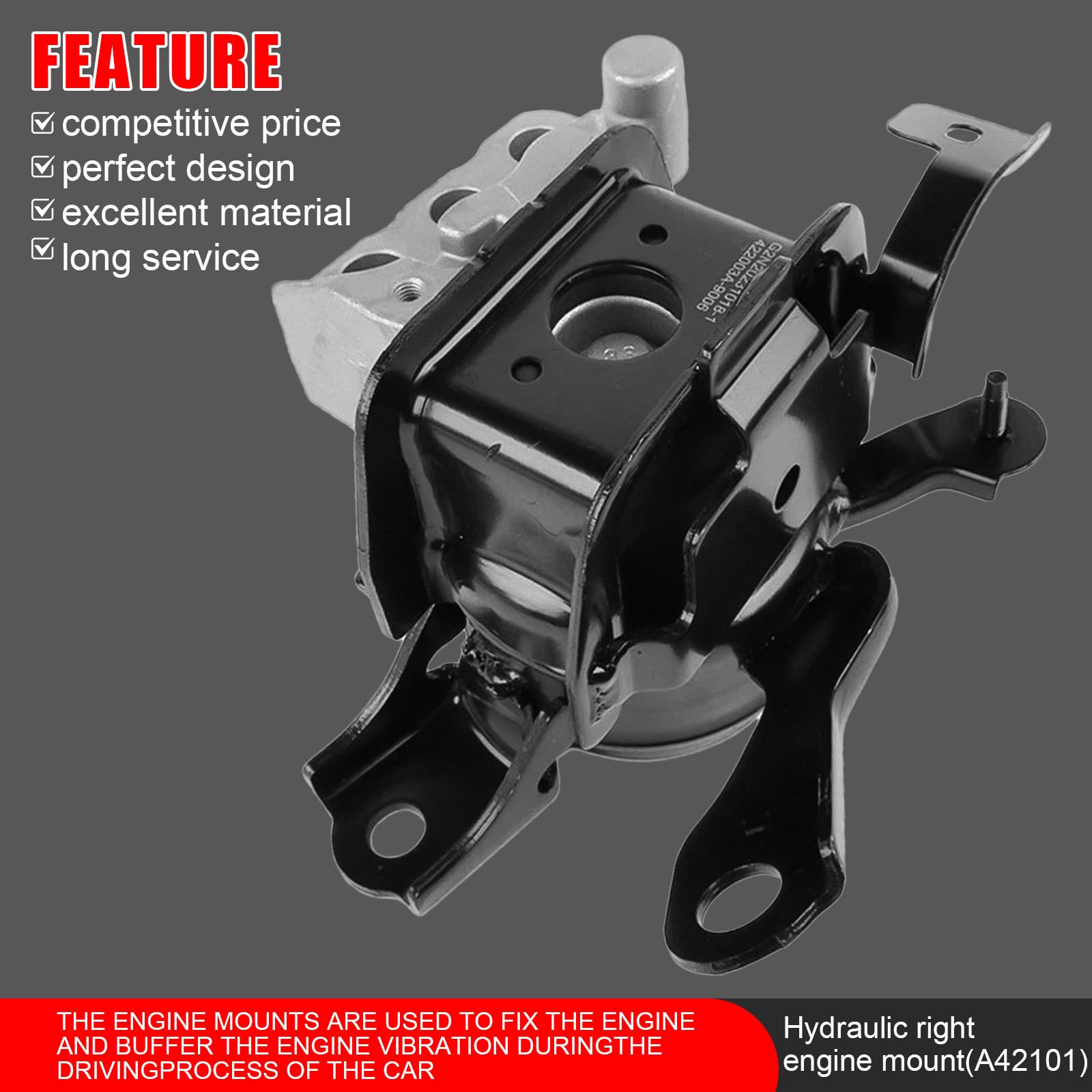 Amazon.com: 4Pcs Engine Motor & Transmission Mount Compatible with 