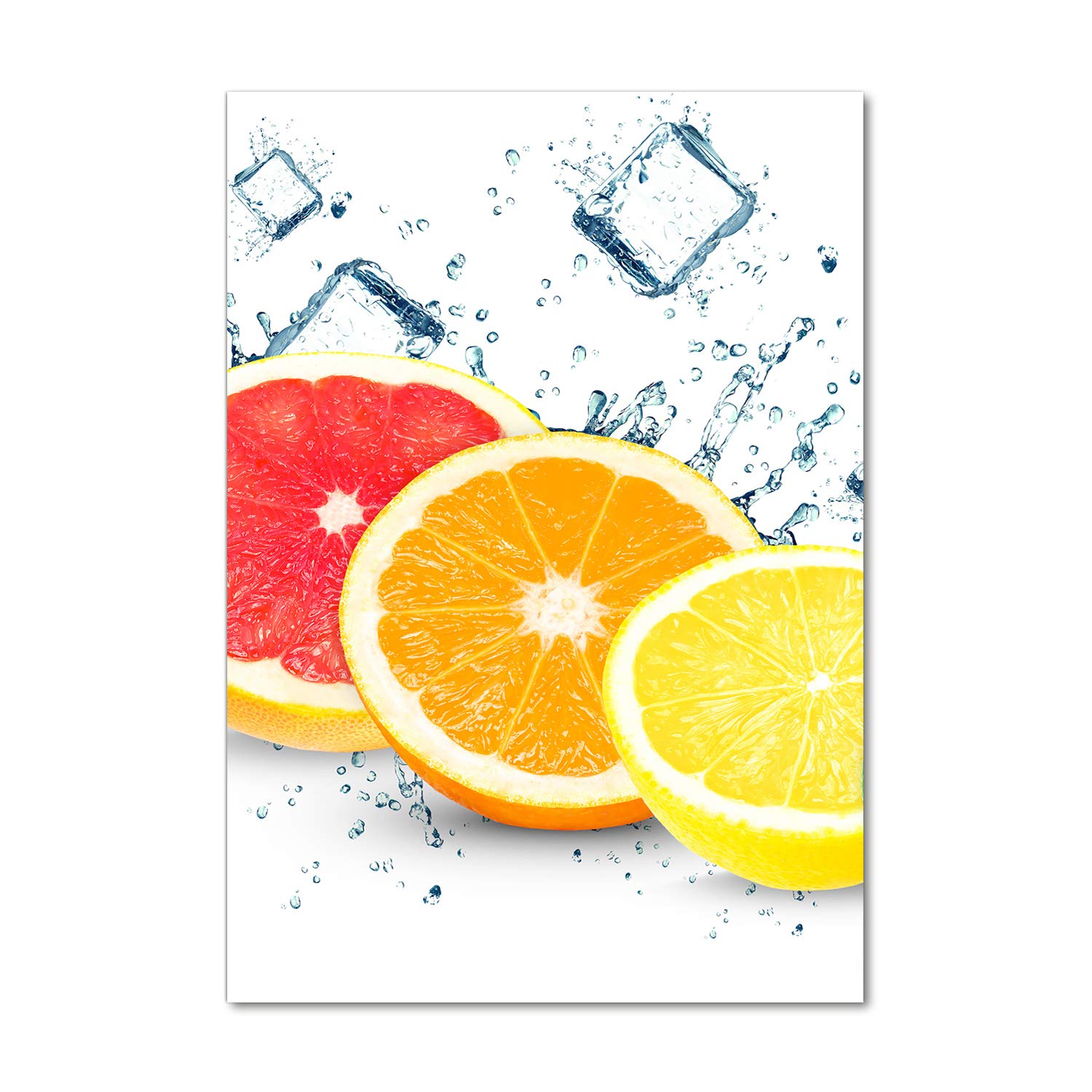Impression sur verre acrylique 70x100 Tulup et tableau déco mural multicolore d'agrumes
