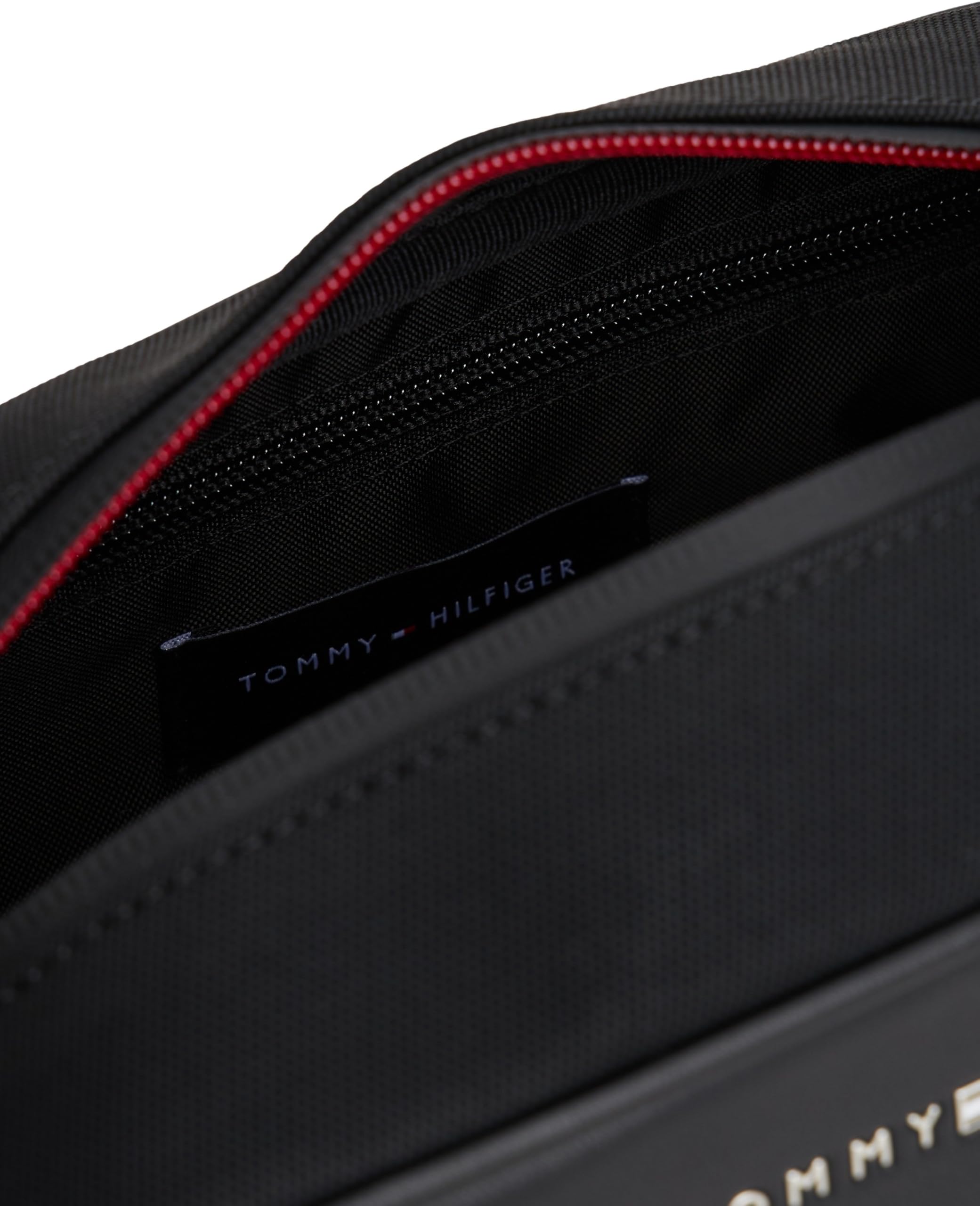 Tommy Hilfiger TH Foundation WASHBAG AM0AM13747 - Bolsa de Lavado para Hombre, Color Negro (Negro), Talla única