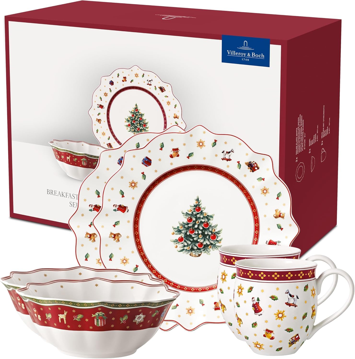 Villeroy & Boch - Toy's Delight Breakfast for Two Frühstücksservice 6 tlg