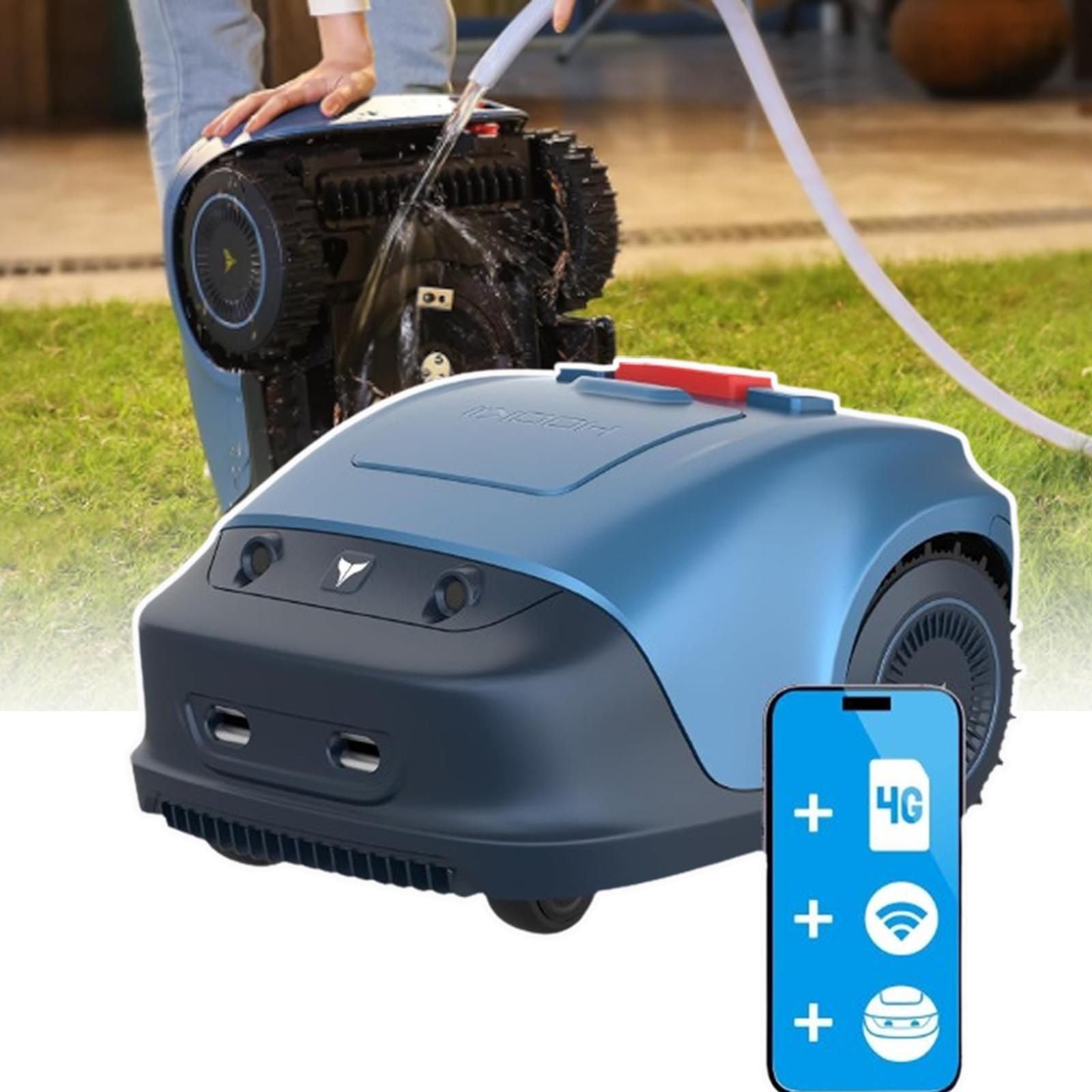 Robot Tondeuse sans Fil pour Les Zones de pelouse jusqu'à 1200 mètres carrés avec contrôle Intelligent de l'application
