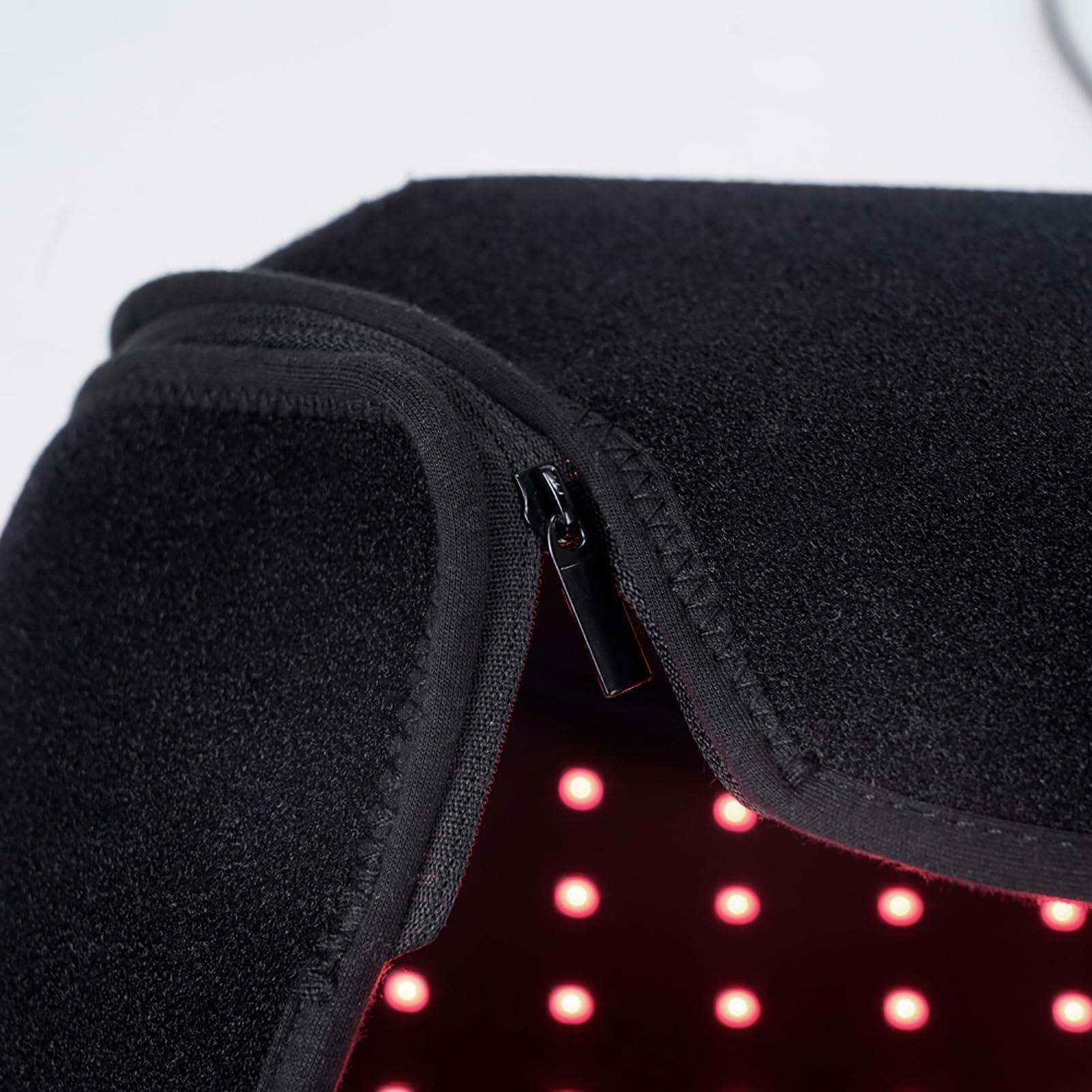 Sombrero LED terapia luz roja 660nm 850nm infrarrojo cercano LLLT crecimiento cabello 215 cuentas 5 ajustes atenuación