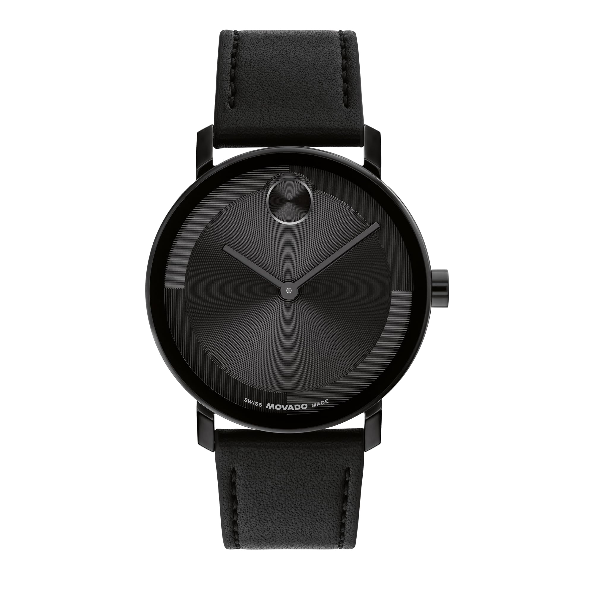 Movado Bold Evolution 2.0 Men's Watch - Swiss Quartz Movement, Nappa Leather Strap - 3 ATM Water Resistance - Luxury Fashion Timepiece for Him - 40mm