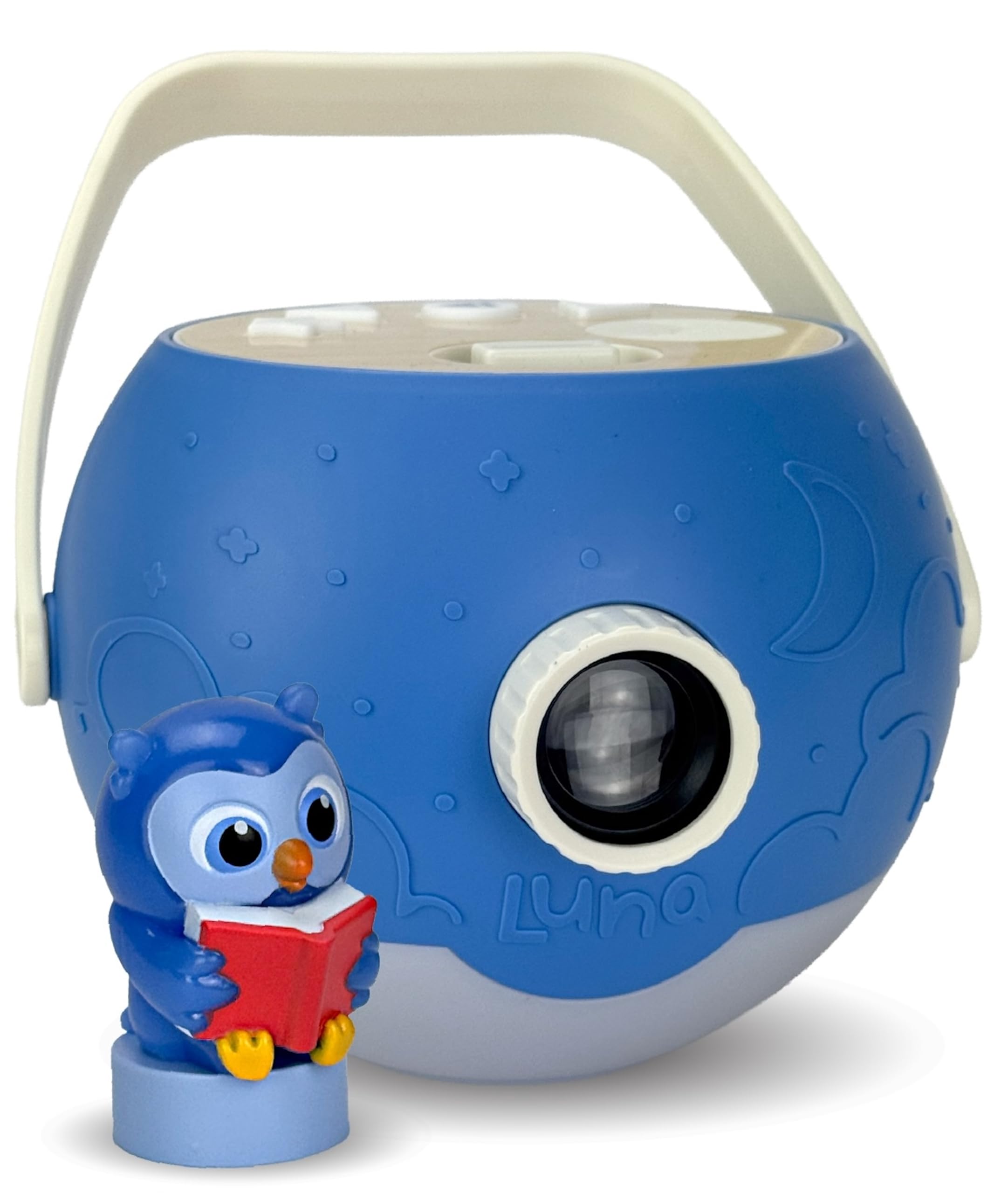 Amazon.com: LUNA STORYTIME Kids Book Projector - 5 Read-Aloud Stories, 5 Songs, Night Light & Soothing Dream Music | Children Ages 3+ Storytime Projector for Kids & Toddlers | Educational Toys, Owl : Toys & Games