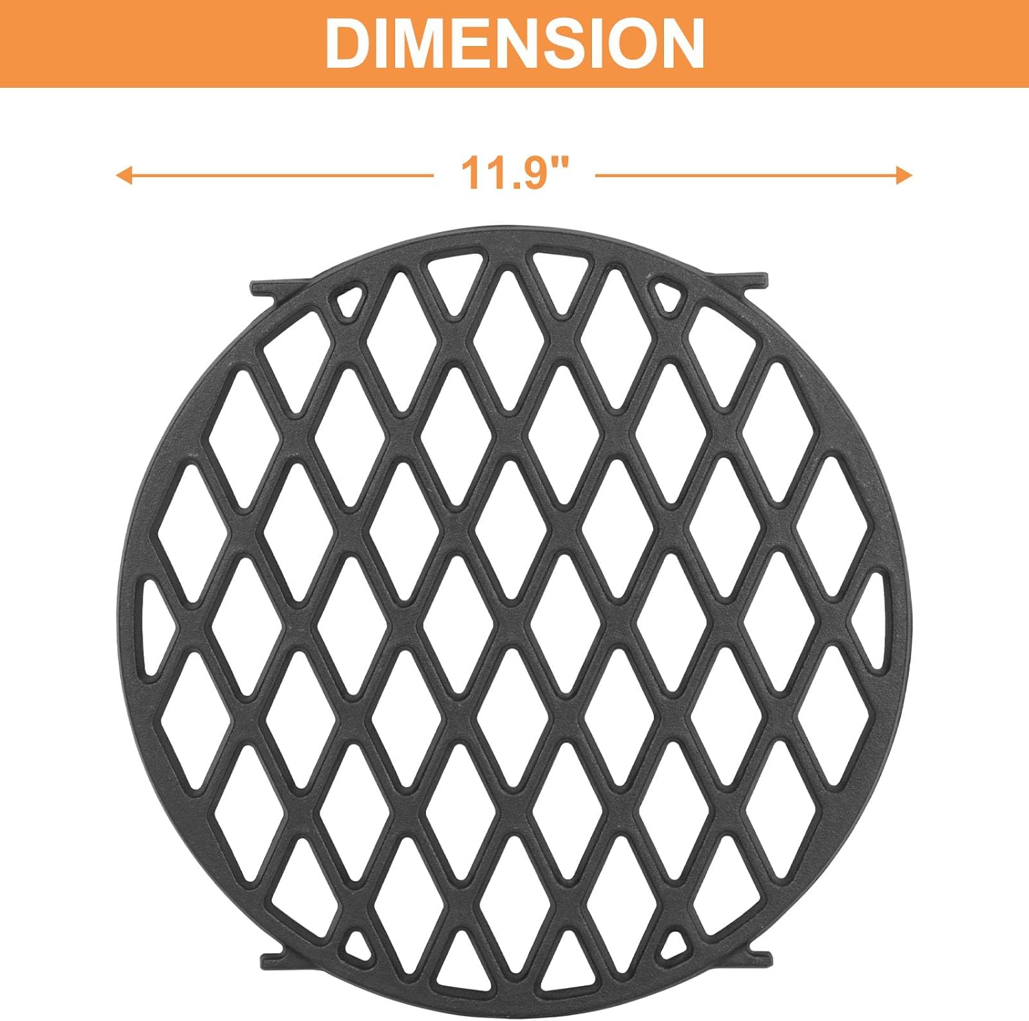 8834 65940 Sear Grate Insert for Weber Gourmet BBQ System Accessories, for Weber Genesis GS4 II Replacement Parts, Spirit & Summit, for Weber Charcoal Grills, for Weber Master-touch 22 & 22.5" Kettle