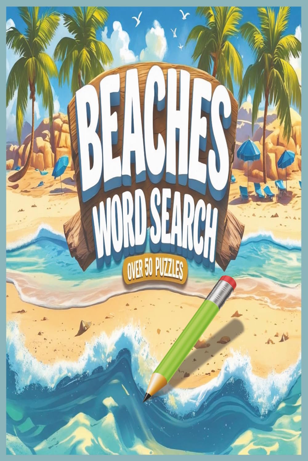 Beaches Word Search Puzzle Book
