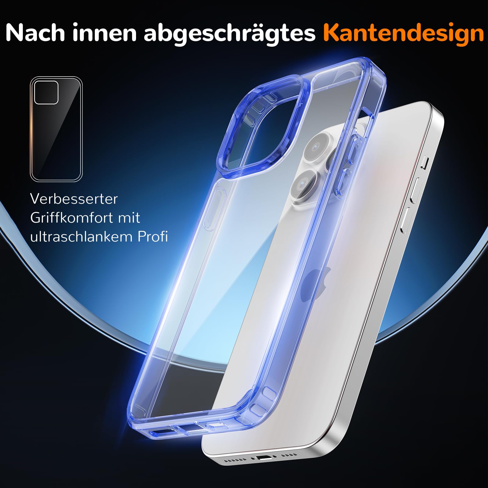 Clear Case for iPhone 15, Ultra Thin, Shockproof TPU Cover, Anti-Yellowing, Crystal Clear, Phone Case for Apple iPhone 15 - Clear — view 187
