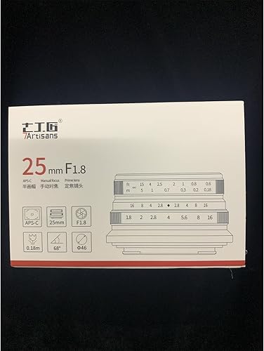 Miniatura 8 de 7Artians - Lente fija manual para cámaras Micro Cuatro Terceros MFT M43 Panasonic G1 G2 G3 G4 G5 G6 G7 GF2 GF3 GF5 GF6 GM1 Olympus EMP1 EPM2 E-PL1