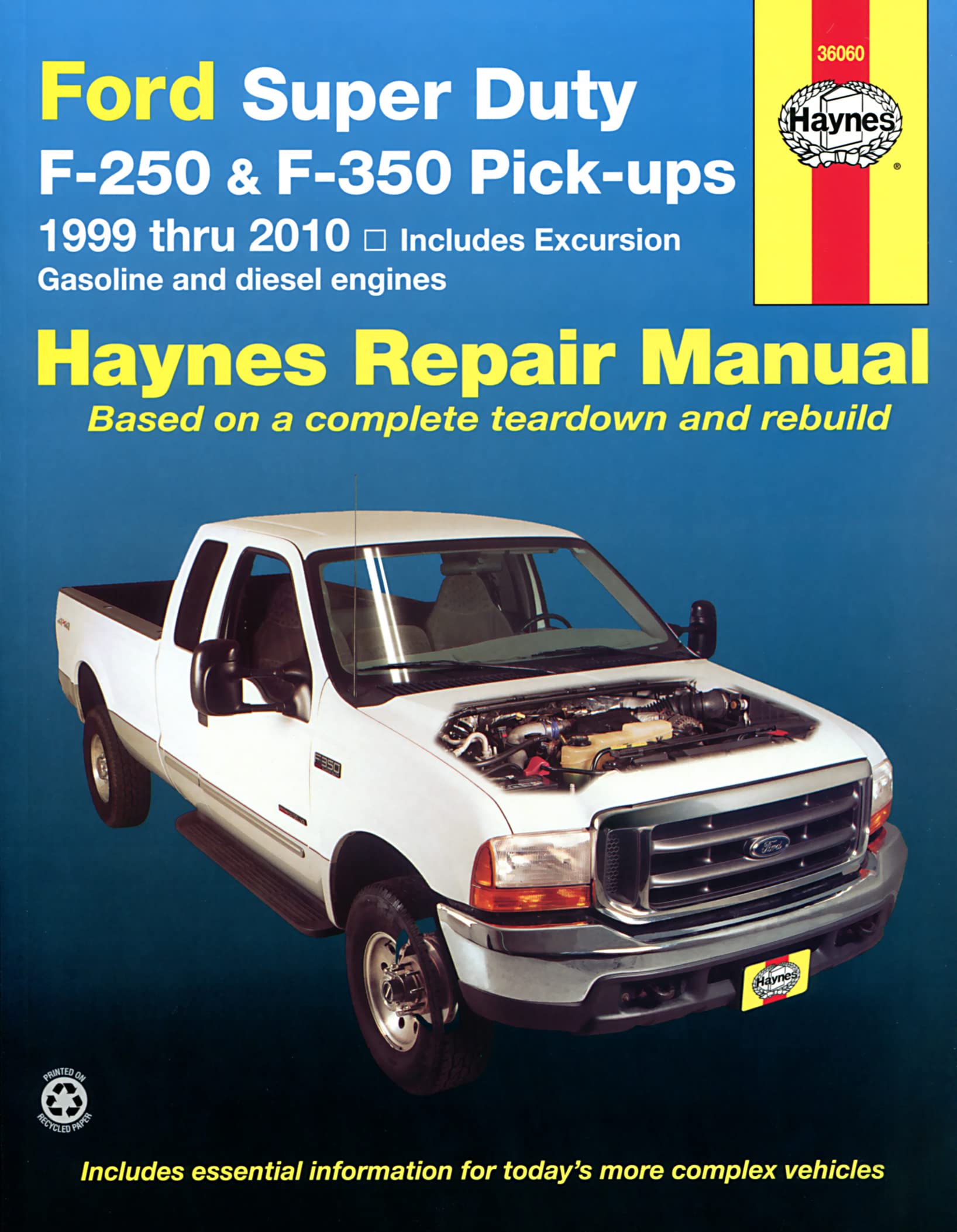 Ford Super Duty F-250,F-350 pick-up (99-10) Haynes Repair Manual USA (Paperback)