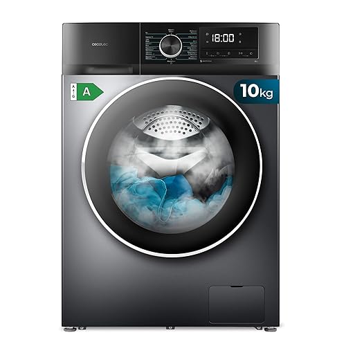 Cecotec Lave-linge 10Kg Chargement Frontal Bolero Dresscode 10500 Inverter Steel