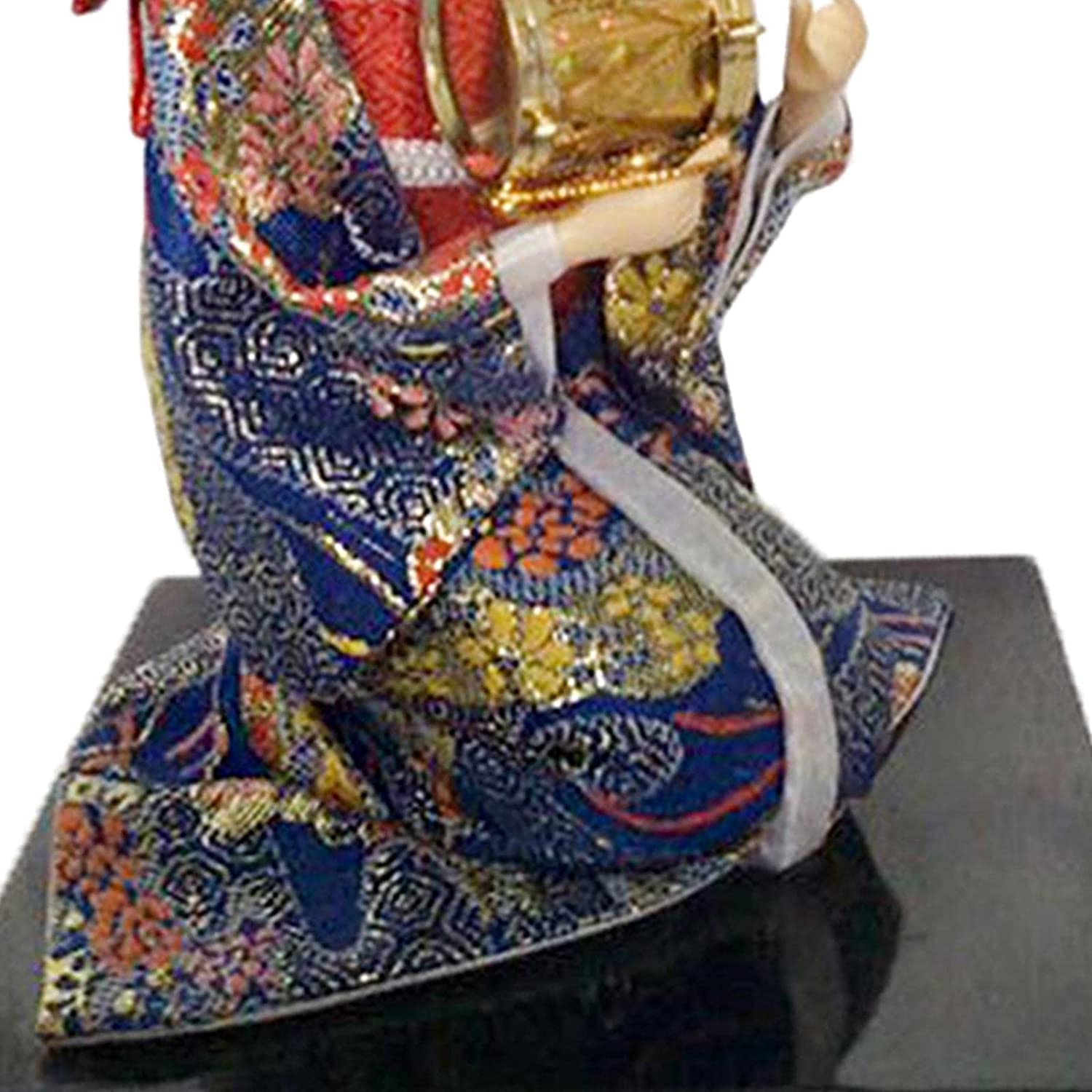 AAPIE Poupée Kimono Geisha Japonaise Position accroupie Poupée Kimono Japonaise Geisha Poupée Kimono Asiatique pour décoration de Table