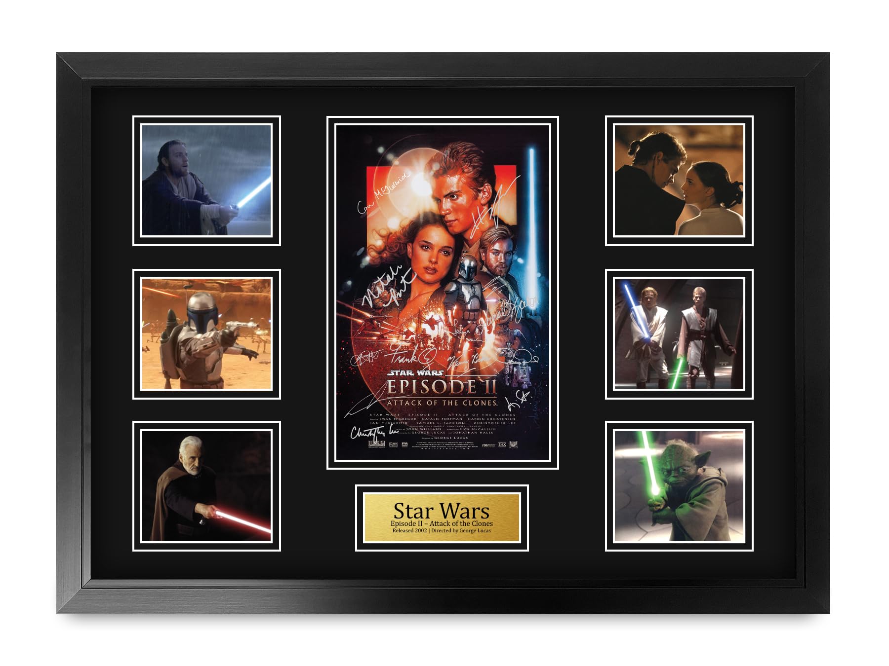 HWC Trading Hayden Christensen Gifts Printed Poster Signed Autograph Picture for Movie Memorabilia Fans - A2 Framed (ID-006580) — image 1