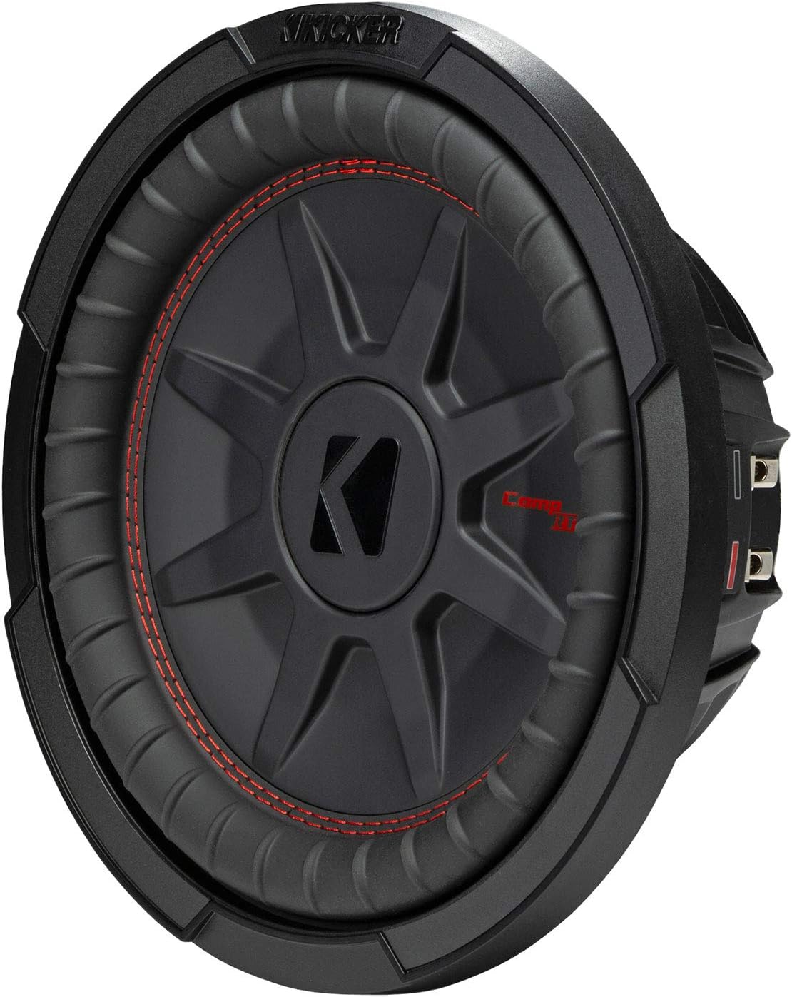 KICKER CompRT 10"(25cm) Subwoofer, DVC, 2-ohm, RoHS Compliant