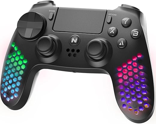 NiTHO ADONIS Wireless Controller Compatible with PS4/PS3/PC/Android/iOS, PS5 (only with PS4 games), Gaming Joystick with Dual Vibration/6-Axis…