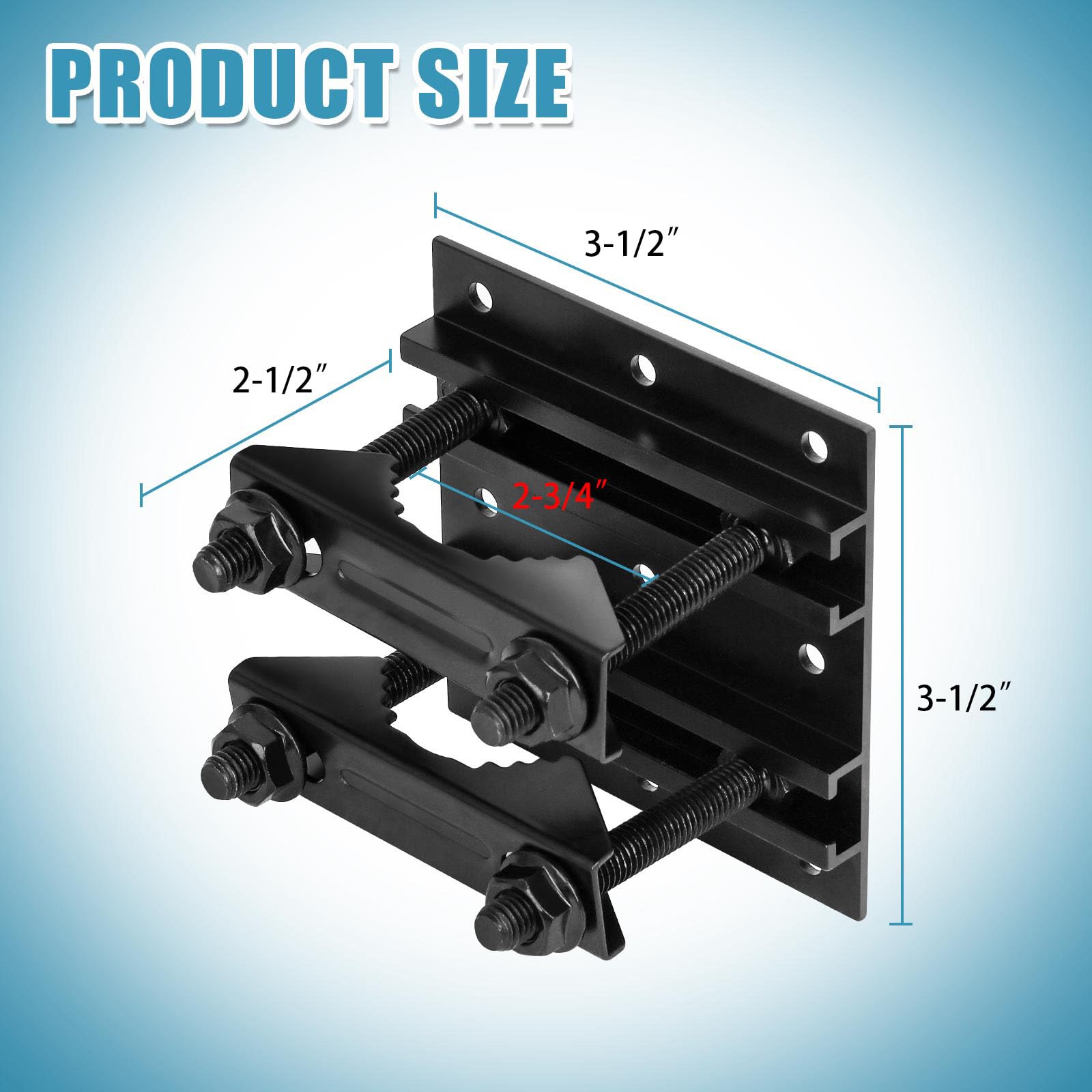 Soporte de tubo de metal ajustable (1, grande)