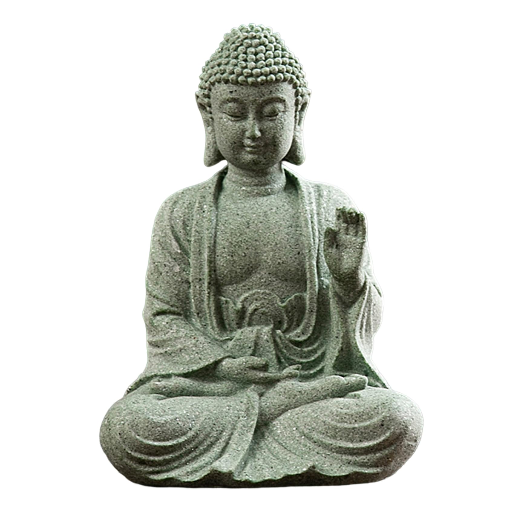 Buddha Statue, Buddha Statue Mini Buddha Buddah Ornament Sandstone Mediation Buddha Meditating Accessories for Zen Garden Style 2 Zen Garden Decor Buddha Decor Little Buddha
