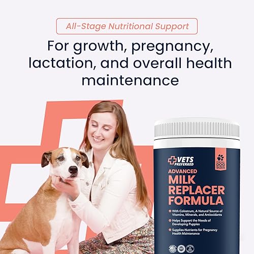 Miniatura 5 de Vets Preferred Fórmula de reemplazo de leche para cachorros, suplemento en polvo de reemplazo de leche para perros embarazadas, lactantes y