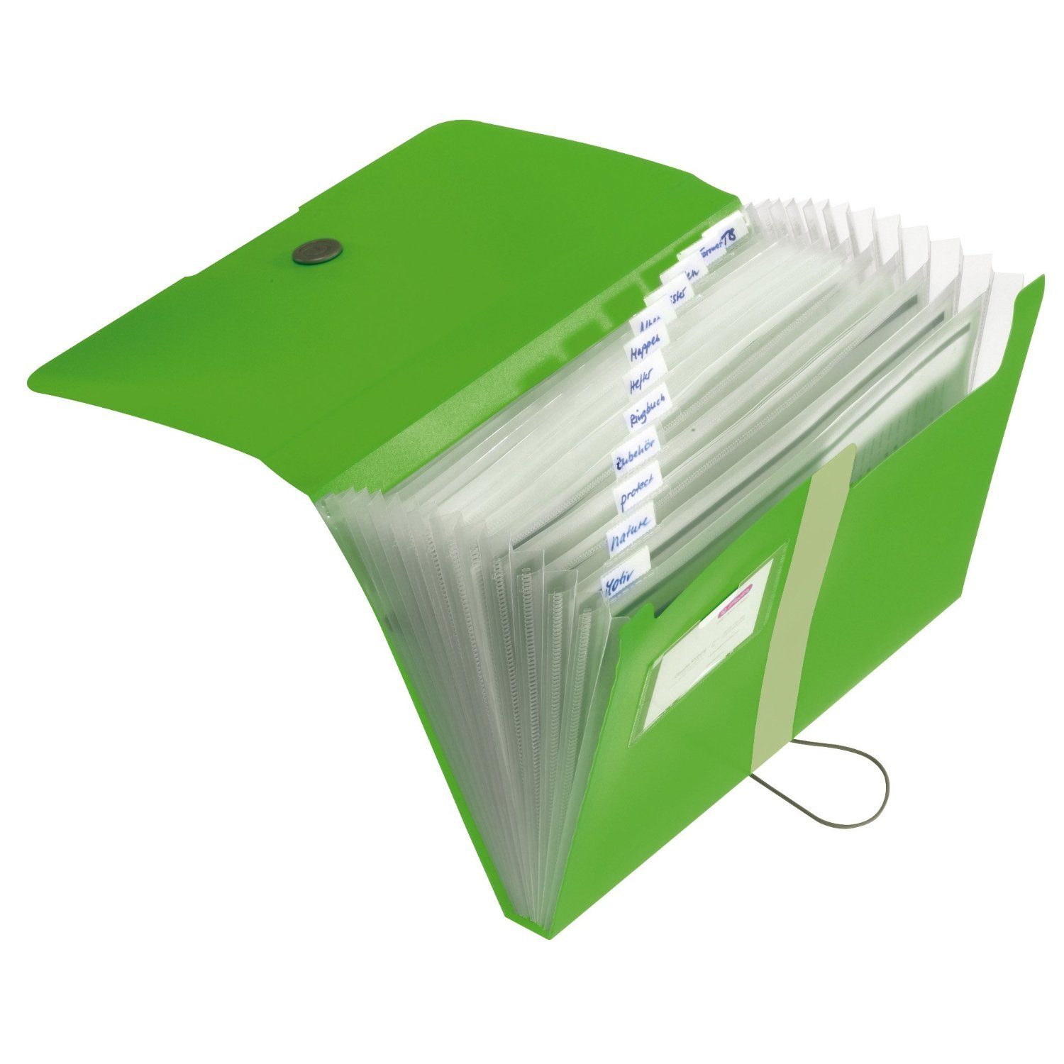 Herlitz – Ordner für Dokumente, A4, PP, 12 Fächer Alle 4 Farben
