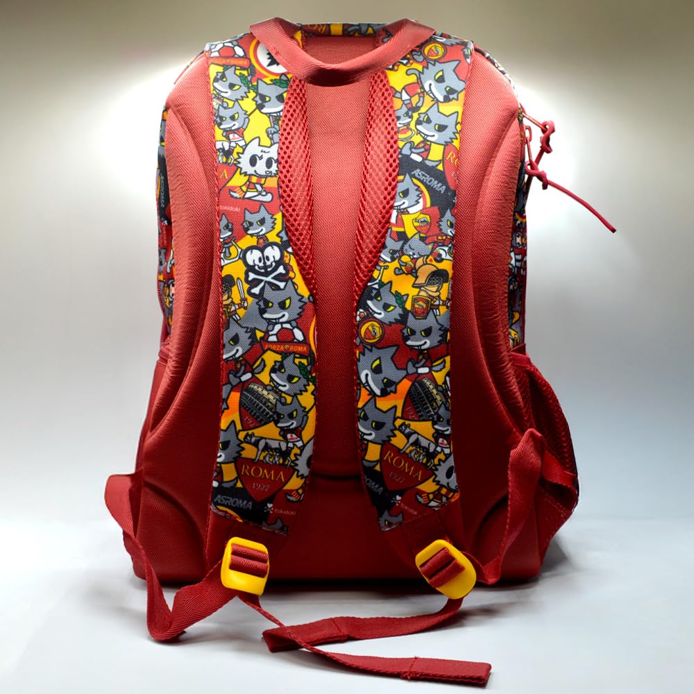 ZAINO SCUOLA ASROMA TOKIDOKI MASCOTTE ROMOLO - ROMA