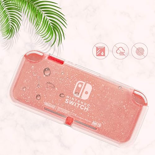 Miniatura 7 de Moxiaomo - Carcasa protectora para Nintendo Switch Lite (2 unidades, incluye protector de pantalla y brillantes)