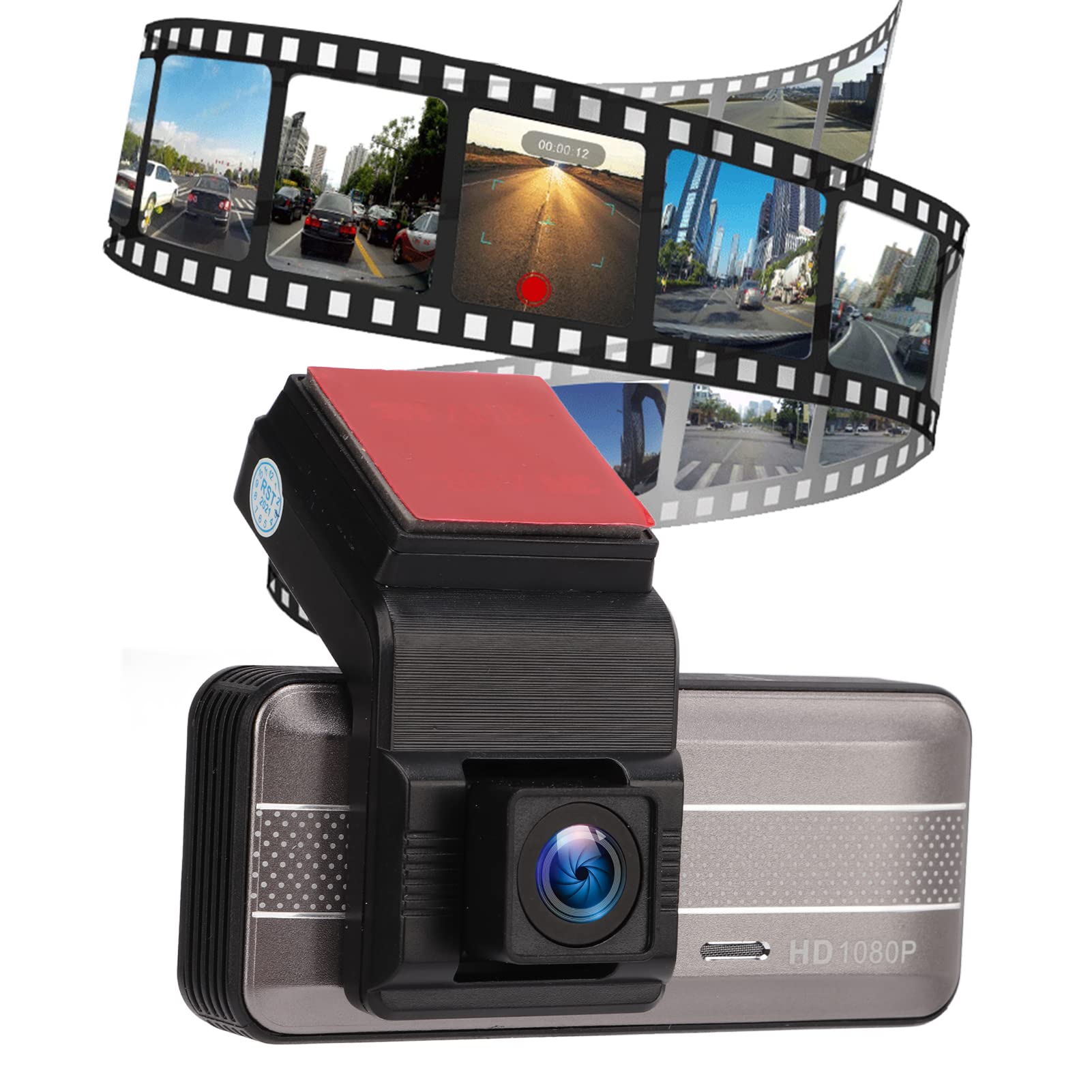 Tyenaza 3.16in DVR per auto Dash Camera 1080P Videoregistratore per retrovisione Visione notturna grandangolare a 120°