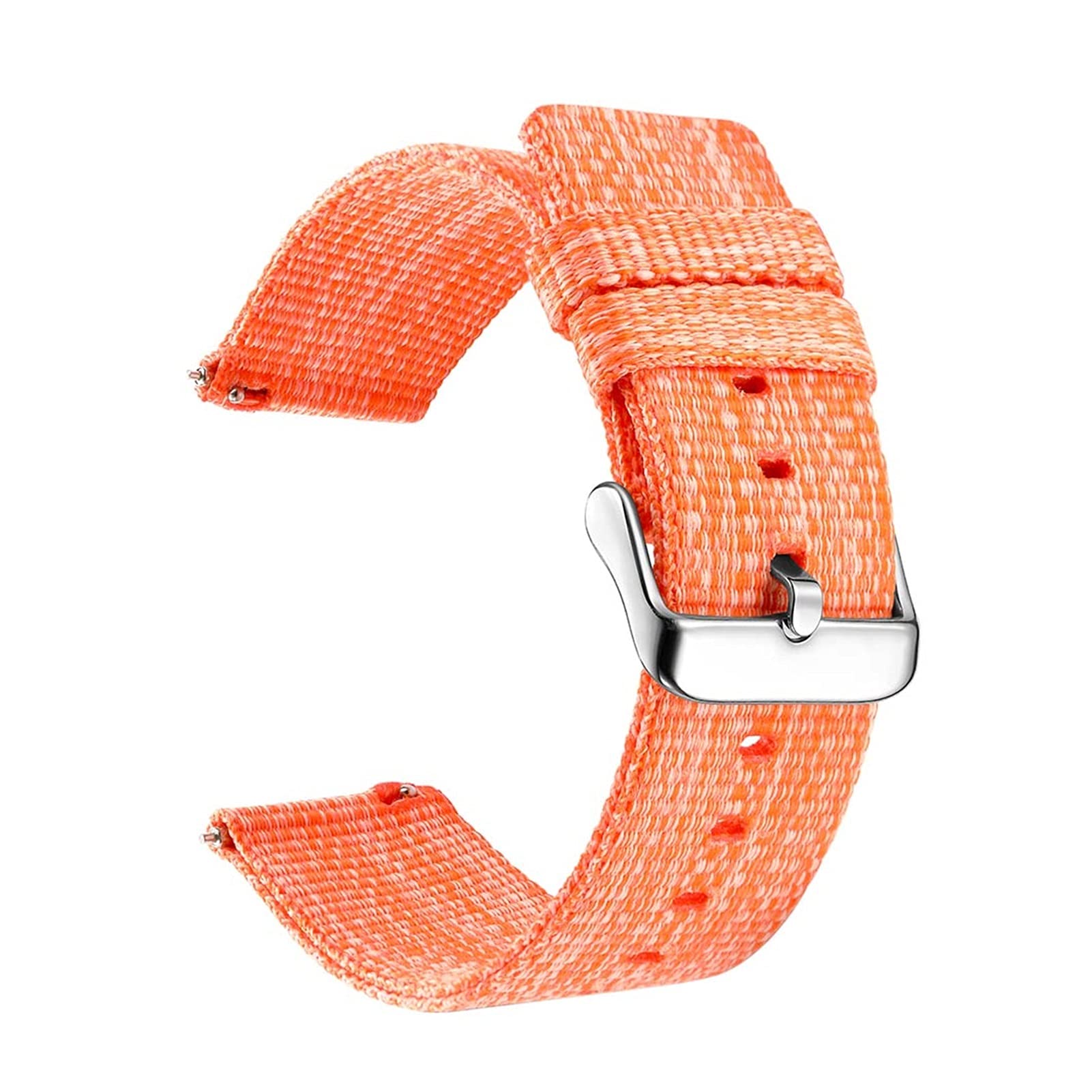 Bracelet de montre pour homme, Bracelet de montre à dégagement rapide de largeur 18/20/22/24mm bracelets de montre en nylon tissé fin bracelet de montre en nylon