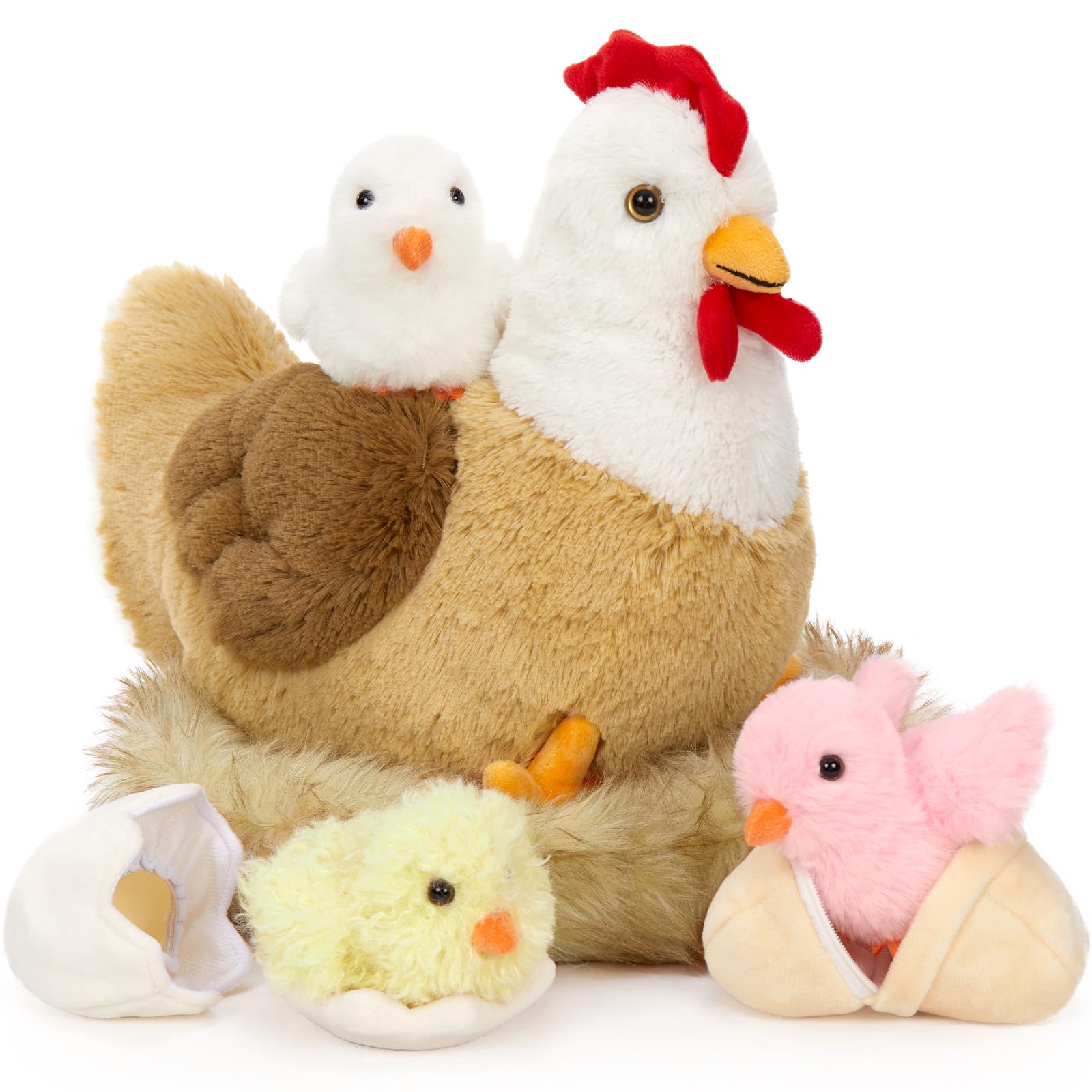 Amazon.com: Karister 7Pcs Chicken Stuffed Animals, Stuffed Hen