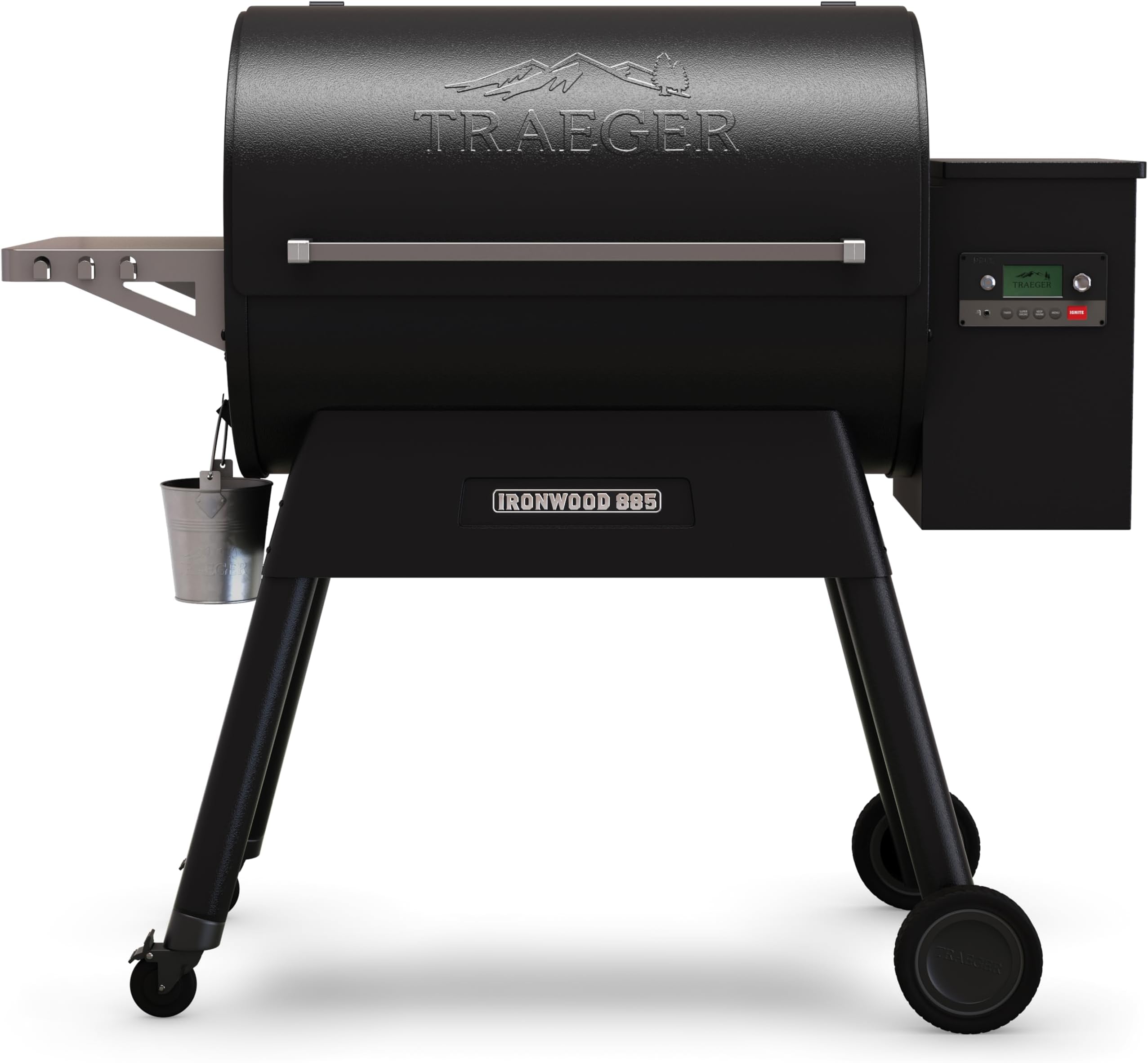 – Traeger Grills Ironwood 885 Wood Pellet Grill and Smoker with WIFI Smart Home Technology, Black