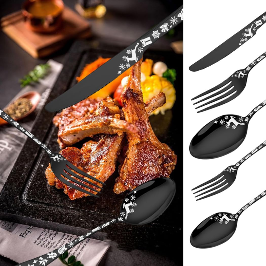 XIAOYU 20PCS Ensemble D'argenterie De Noël, Ensemble De | FindTheDeal