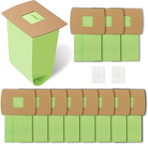 Paquete de 12 bolsas de vacío compactas tipo BB PKBB12DW de repuesto para Oreck XL Buster B bolsas de vacío BB180 BB280 BB850 BB870 BB900 BB1000