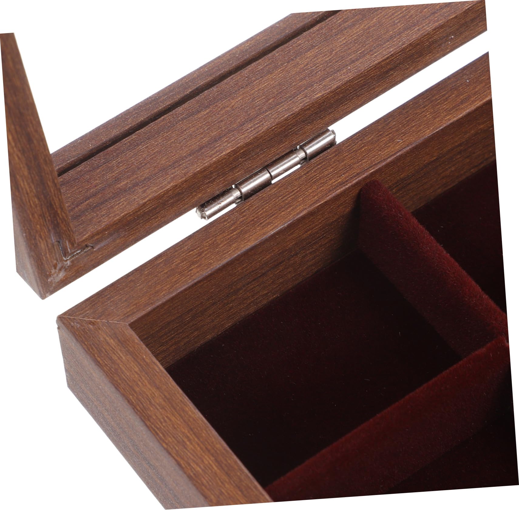 Garneck Boîte à Thé en Bois avec 30 Compartiments, Organisateur Élégant avec Couvercle en Verre, Rangement Pratique pour Sachets de Thé à Usage Domestique