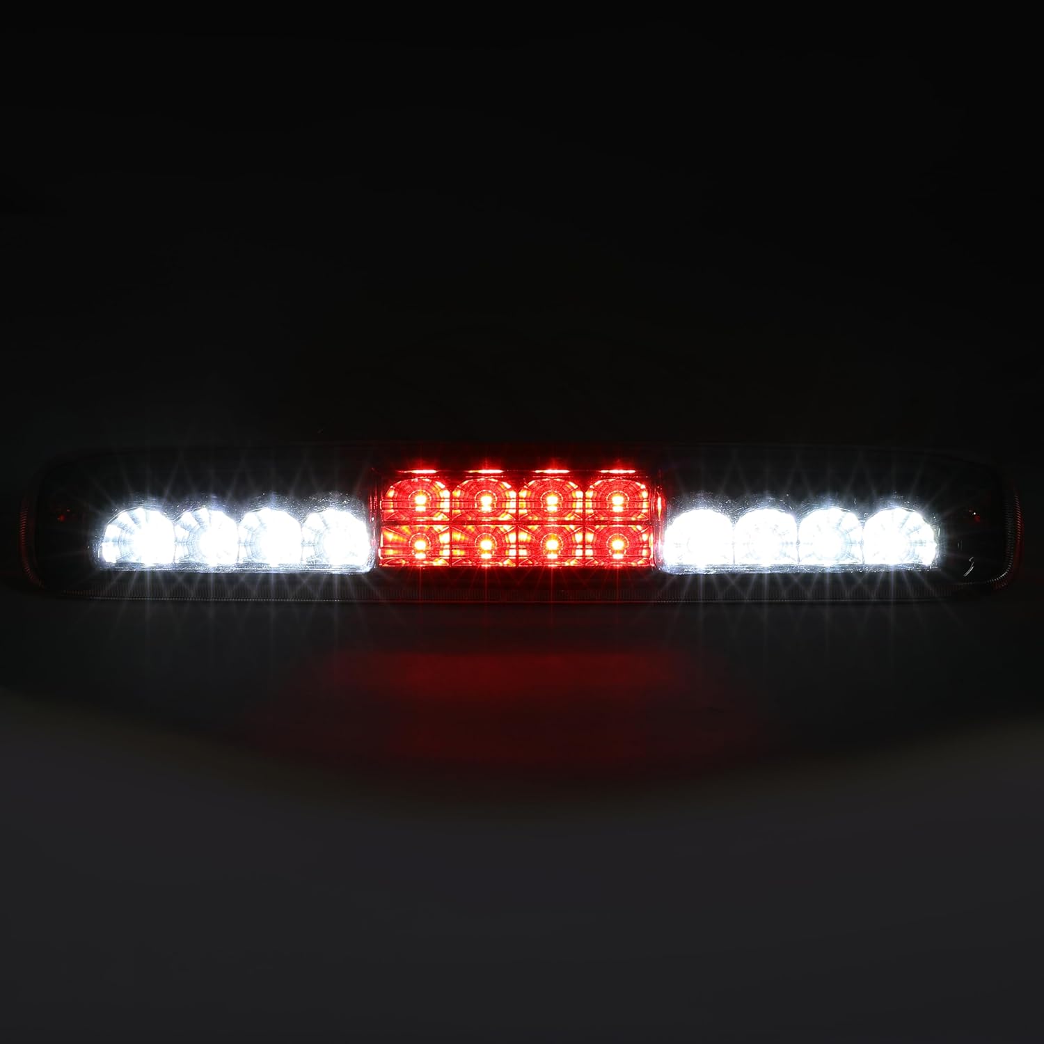 ECOTRIC Brake Light Compatible with 1999-2007 Chevy Chevrolet Silverado GMC Sierra 1500 2500 3500 HD Classic Replacement for 5978318, 1652520 3rd Third LED Rear Cargo Lamp High Mount Stop Light
