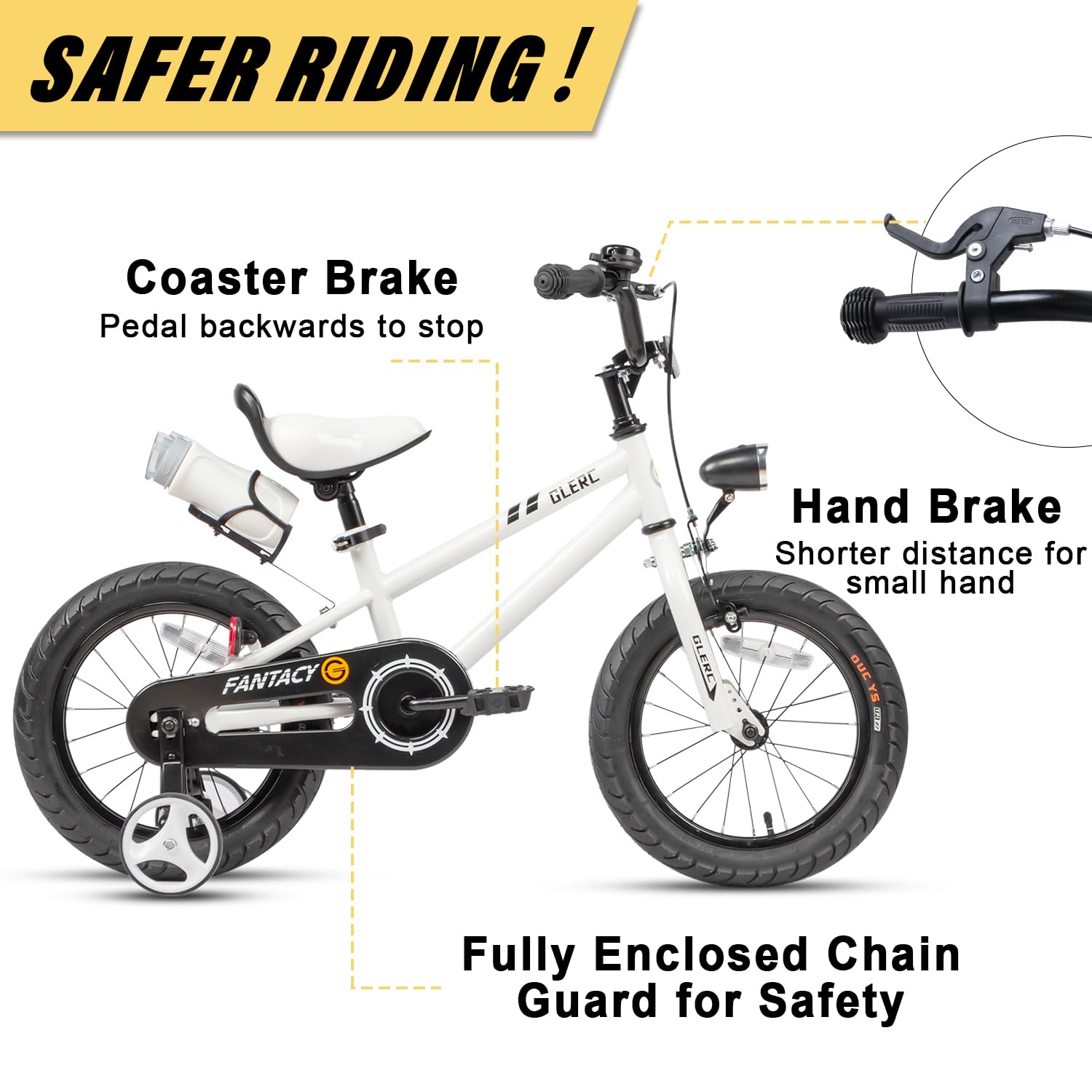 Amazon | Glerc キッズバイク 14-16インチ 自転車 トレーニング
