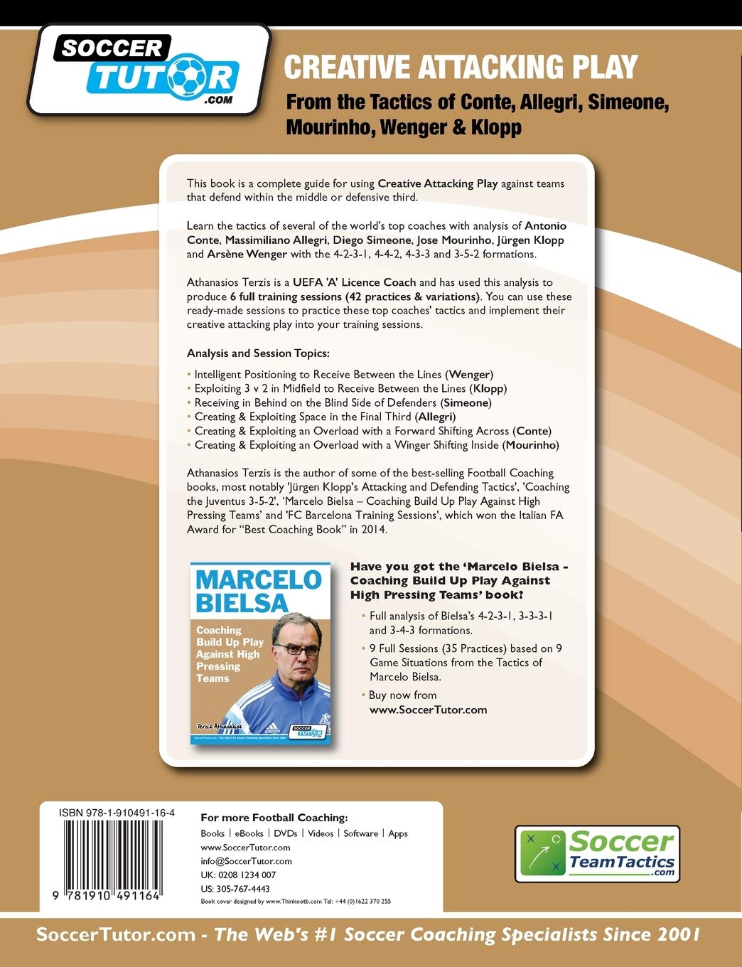 Creative Attacking Play - From the Tactics of Conte, Allegri, Simeone, Mourinho, Wenger & Klopp      Paperback – September 27, 2017
