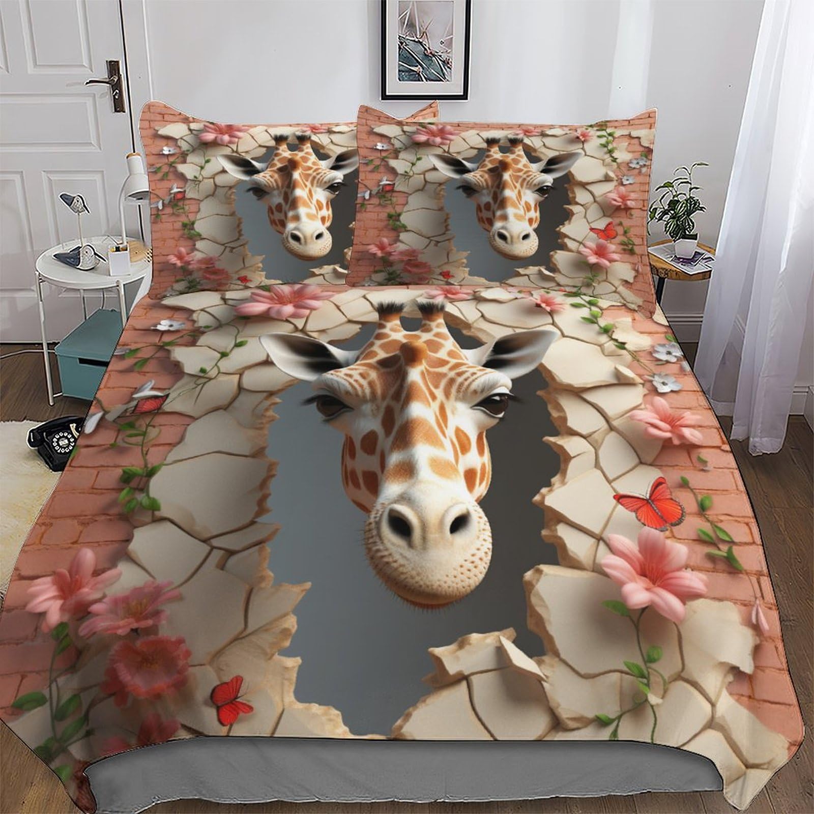 Parure de lit girafe douce pour créer un nid douillet et apaisant dans la chambre des enfants