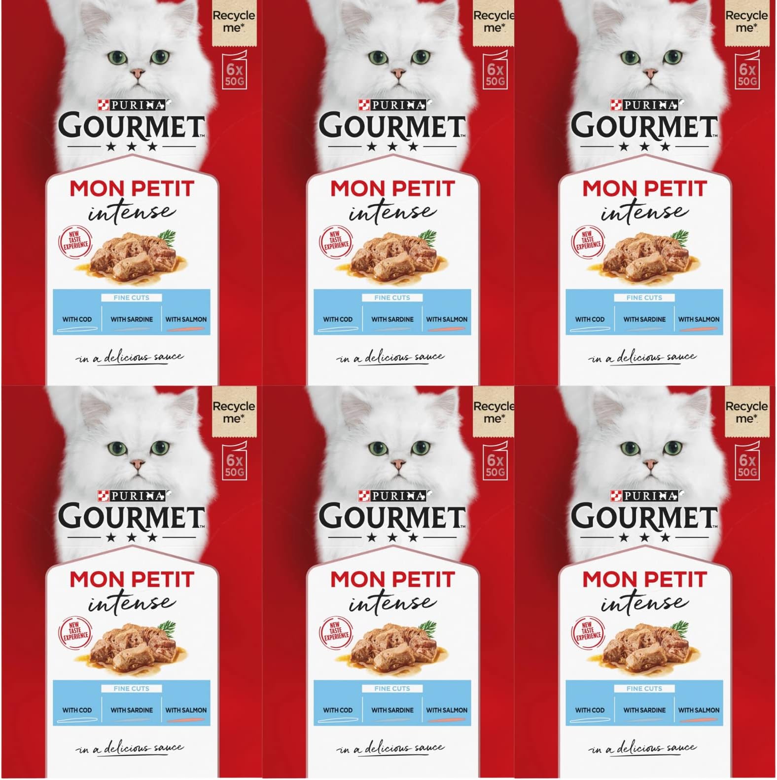 Gourmet Mon Petit Wet Cat Food Entire Flavour Range of Mon Petit