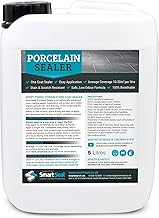 SmartSeal Porcelain Tile Sealer - Breathable, Ultra-Durable Protective Coating for Internal and External Porcelain Tiles and Ceramic Tiles. Used on Patios, Walls and Floors (5 Litres).