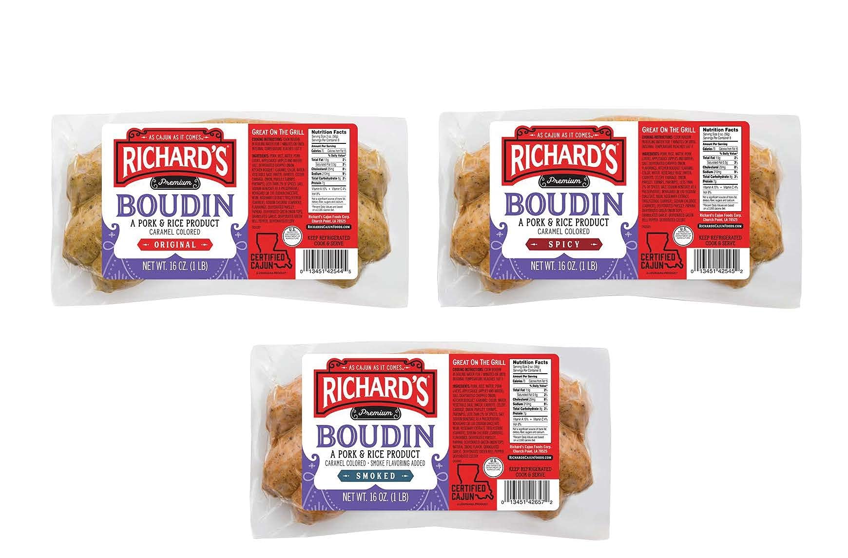 Sponsored Ad - Boudin Variety Pack 16oz (1 of Each)
