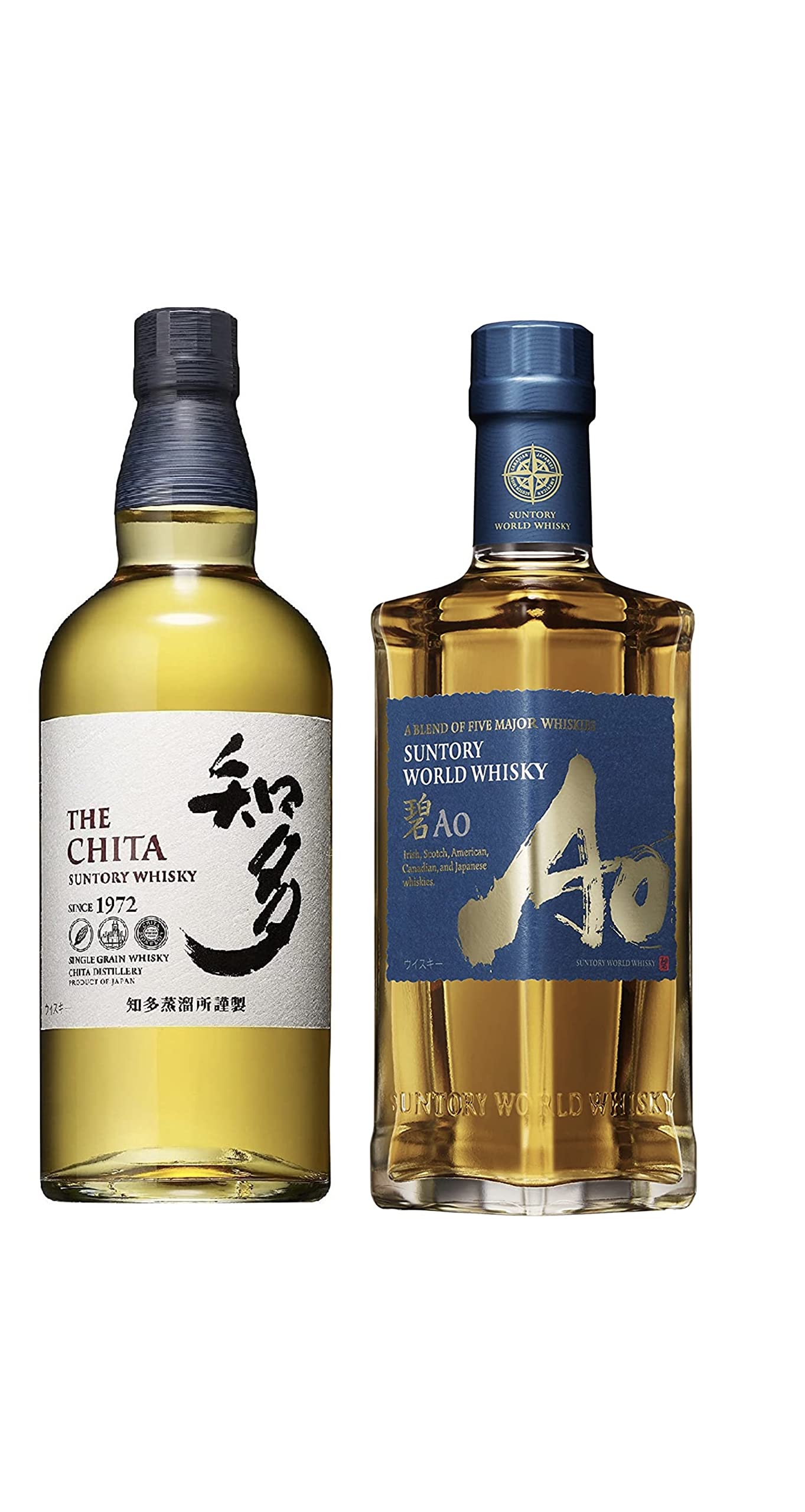 Amazon.co.jp: 知多＆碧AO （全て700ml）×2本 セット : 食品・飲料・お酒