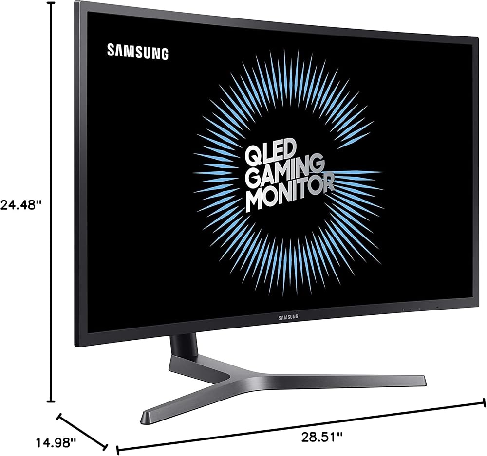 Samsung C27HG70 27" HDR QLED 144Hz 1ms Curved Gaming Monitor with FreeSync thumbnail 2