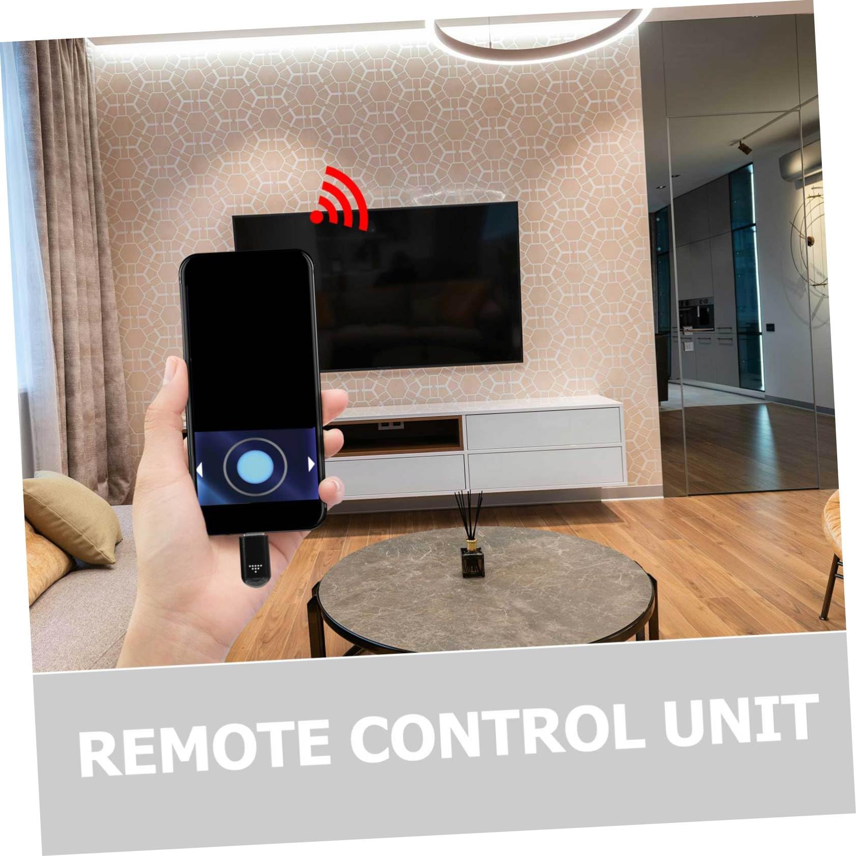 HOMSFOU 4sätze Type Infrarot Fernbedienungsadapter Für Smartphone Universeller Tragbarer Controller Für Klimaanlagen Und Tv-geräte Leicht Und Kompakt Für Unterwegs