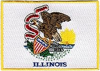 Vista 22 de Parche Bordado de la Bandera del Estado de Minnesota, Emblema MN, Planchado, Versión 2024