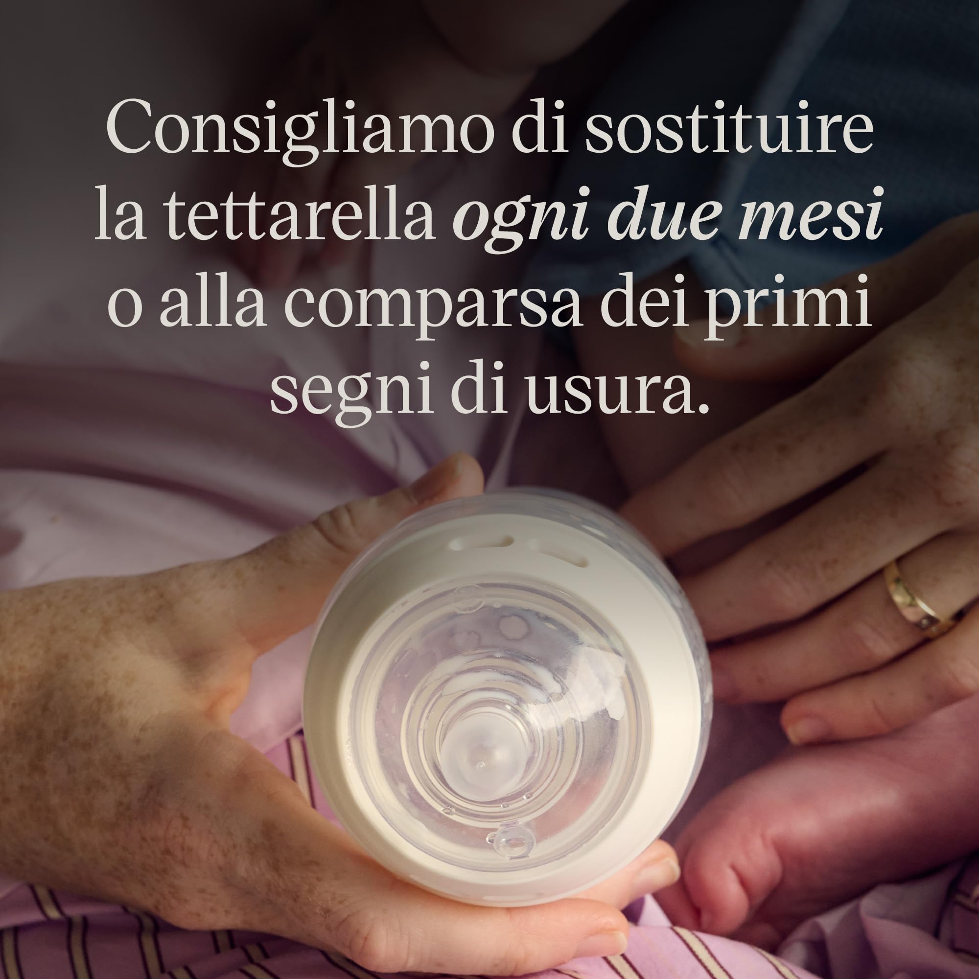 Tommee Tippee Tettarelle per biberon Natural Start, flusso medio, 3m+, 2 pezzi, attaccamento naturale, valvola anti-colica, silicone morbido